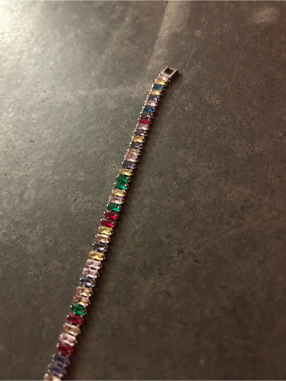 Multicolor Stone Tennis Bracelet - Women Jewelry